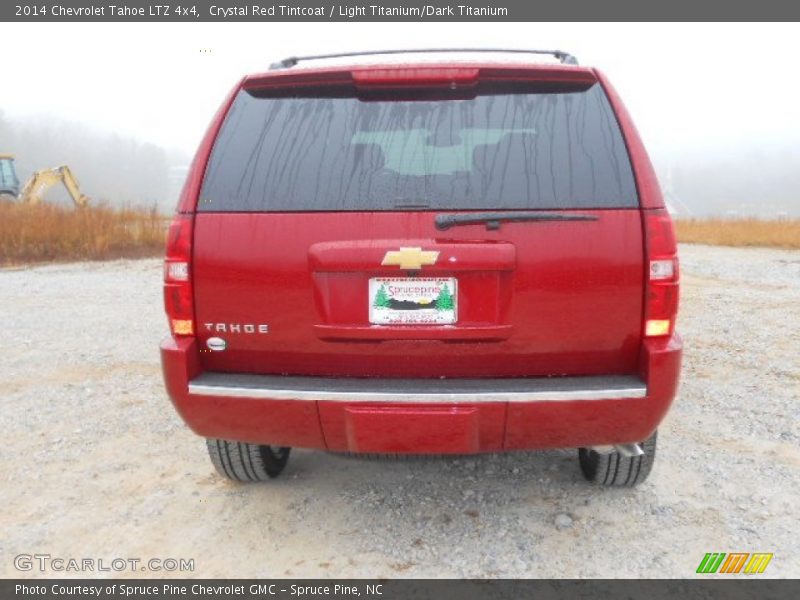 Crystal Red Tintcoat / Light Titanium/Dark Titanium 2014 Chevrolet Tahoe LTZ 4x4