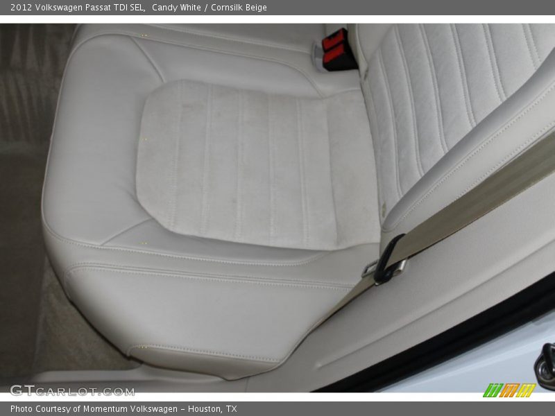 Candy White / Cornsilk Beige 2012 Volkswagen Passat TDI SEL