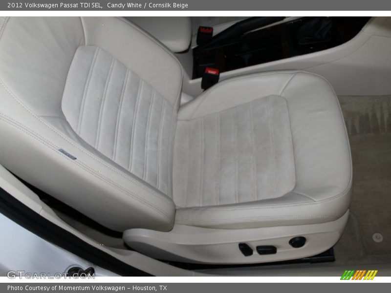 Candy White / Cornsilk Beige 2012 Volkswagen Passat TDI SEL
