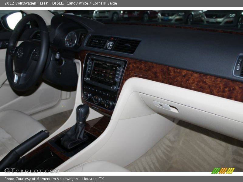 Candy White / Cornsilk Beige 2012 Volkswagen Passat TDI SEL