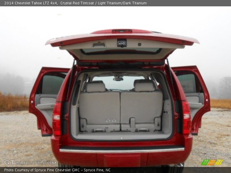 Crystal Red Tintcoat / Light Titanium/Dark Titanium 2014 Chevrolet Tahoe LTZ 4x4