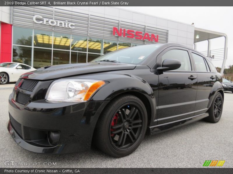Brilliant Black Crystal Pearl / Dark Slate Gray 2009 Dodge Caliber SRT 4