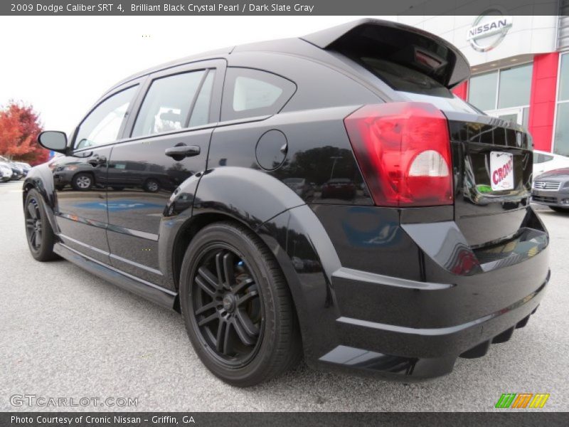 Brilliant Black Crystal Pearl / Dark Slate Gray 2009 Dodge Caliber SRT 4