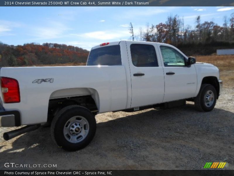 Summit White / Dark Titanium 2014 Chevrolet Silverado 2500HD WT Crew Cab 4x4