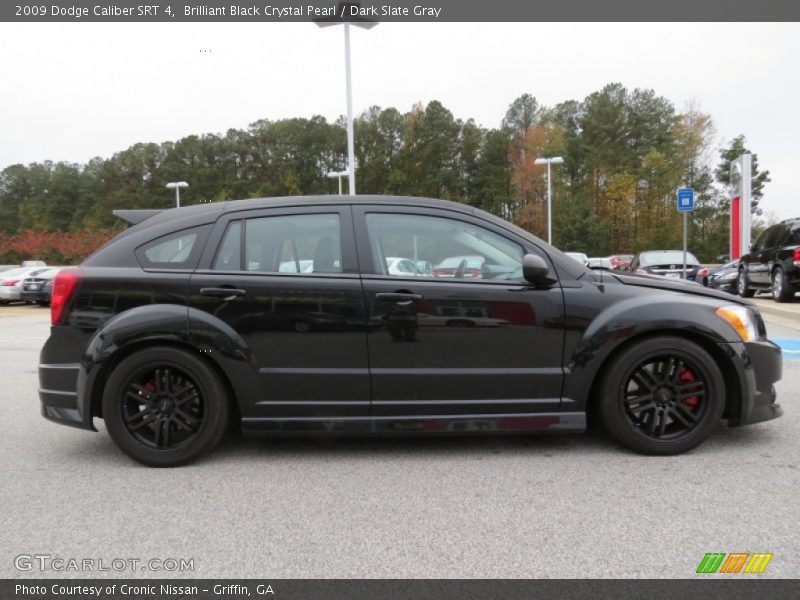 Brilliant Black Crystal Pearl / Dark Slate Gray 2009 Dodge Caliber SRT 4