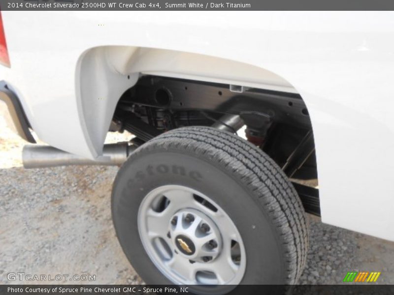 Summit White / Dark Titanium 2014 Chevrolet Silverado 2500HD WT Crew Cab 4x4