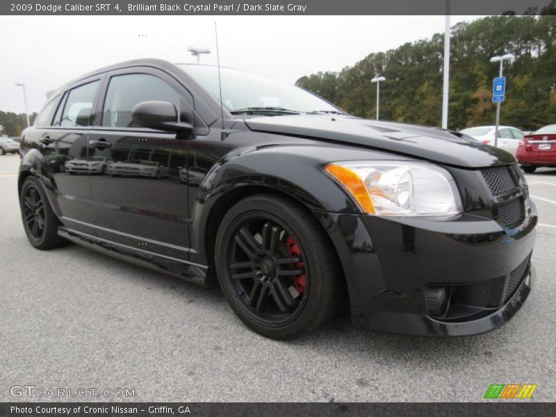 Brilliant Black Crystal Pearl / Dark Slate Gray 2009 Dodge Caliber SRT 4