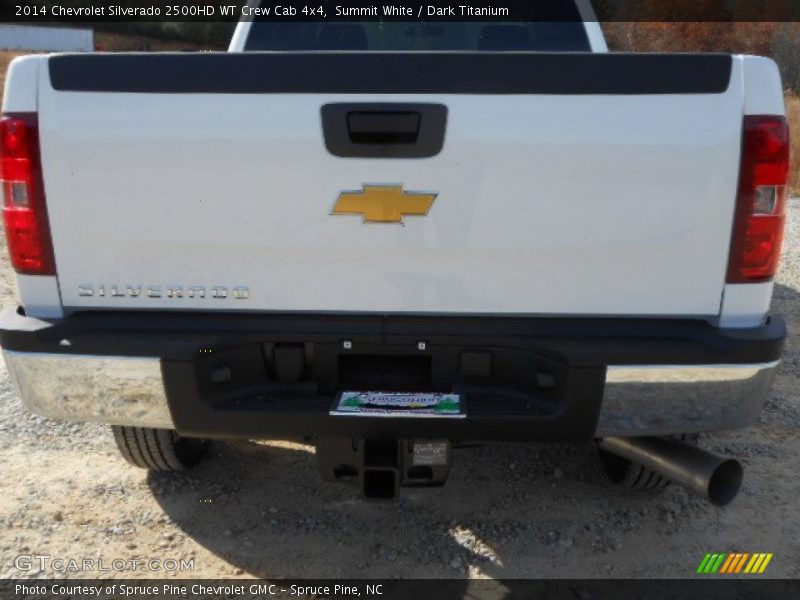 Summit White / Dark Titanium 2014 Chevrolet Silverado 2500HD WT Crew Cab 4x4