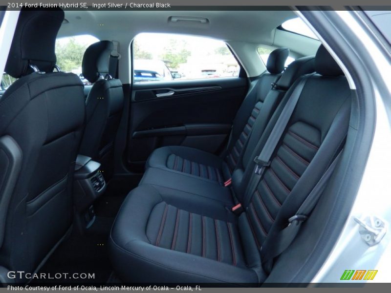 Ingot Silver / Charcoal Black 2014 Ford Fusion Hybrid SE