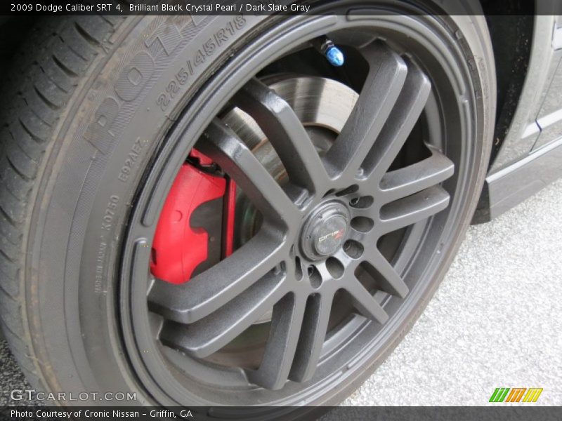 Brilliant Black Crystal Pearl / Dark Slate Gray 2009 Dodge Caliber SRT 4