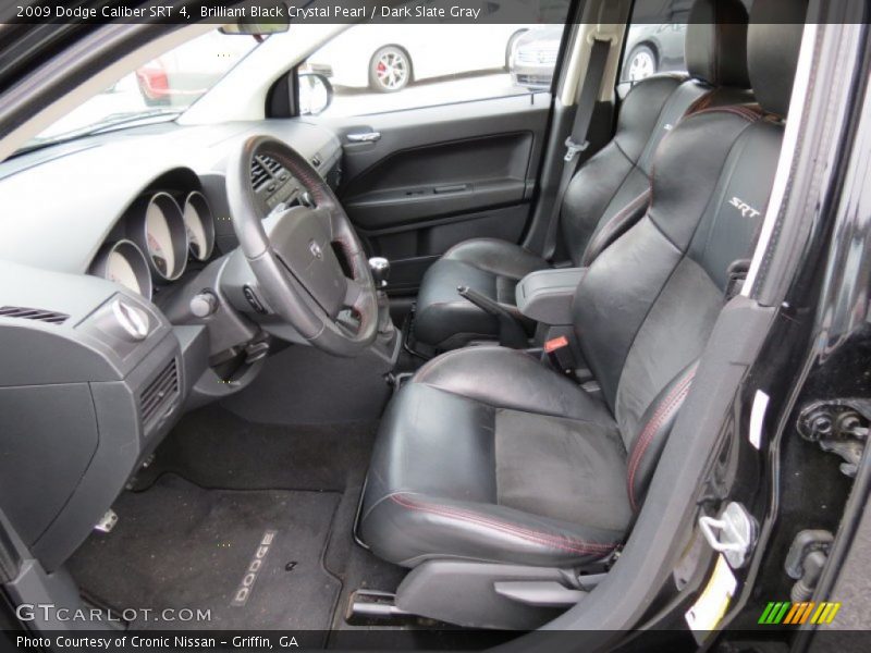 Brilliant Black Crystal Pearl / Dark Slate Gray 2009 Dodge Caliber SRT 4