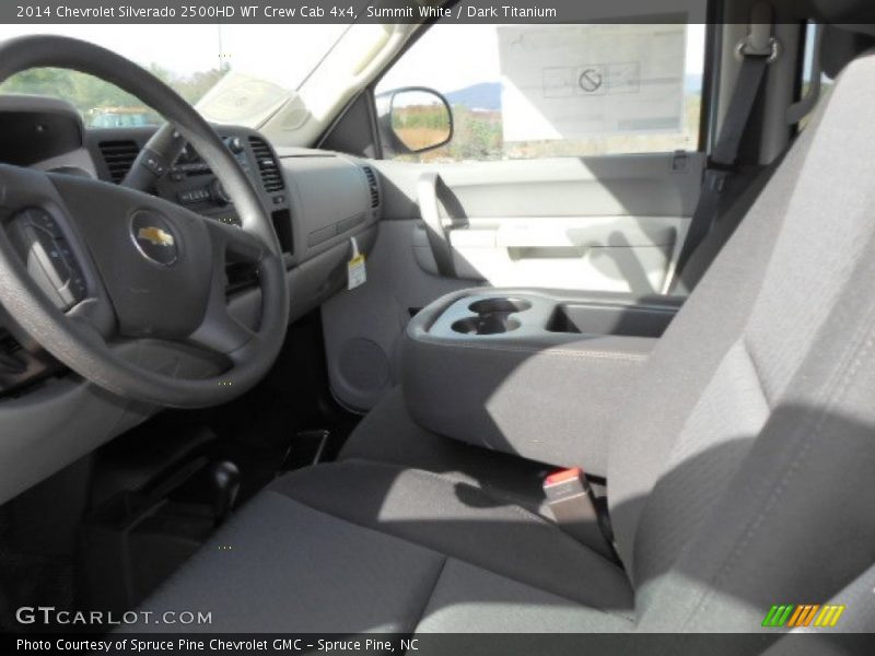 Summit White / Dark Titanium 2014 Chevrolet Silverado 2500HD WT Crew Cab 4x4