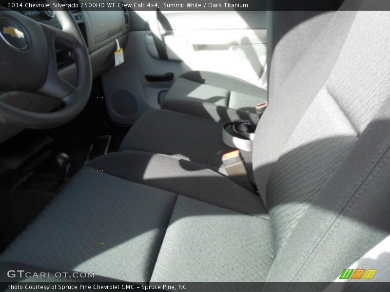 Summit White / Dark Titanium 2014 Chevrolet Silverado 2500HD WT Crew Cab 4x4