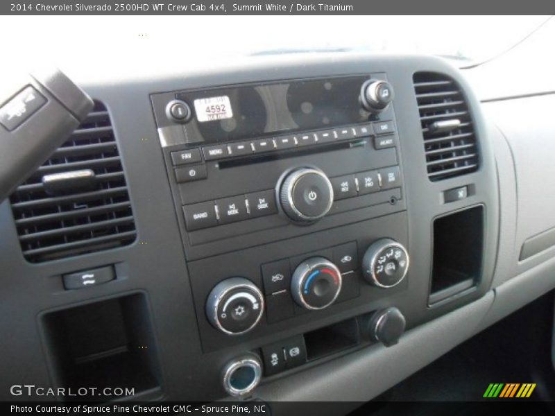 Summit White / Dark Titanium 2014 Chevrolet Silverado 2500HD WT Crew Cab 4x4