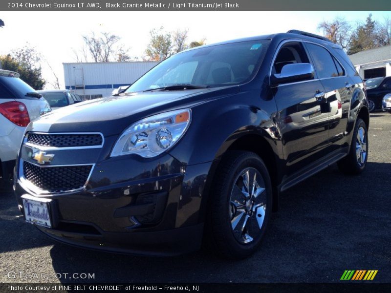 Black Granite Metallic / Light Titanium/Jet Black 2014 Chevrolet Equinox LT AWD