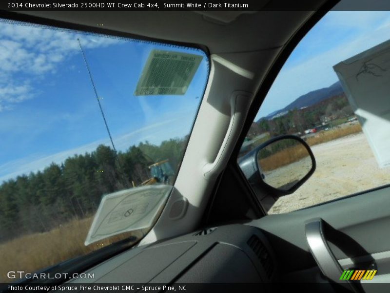 Summit White / Dark Titanium 2014 Chevrolet Silverado 2500HD WT Crew Cab 4x4