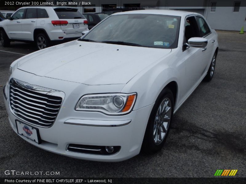 Bright White / Black 2012 Chrysler 300 Limited