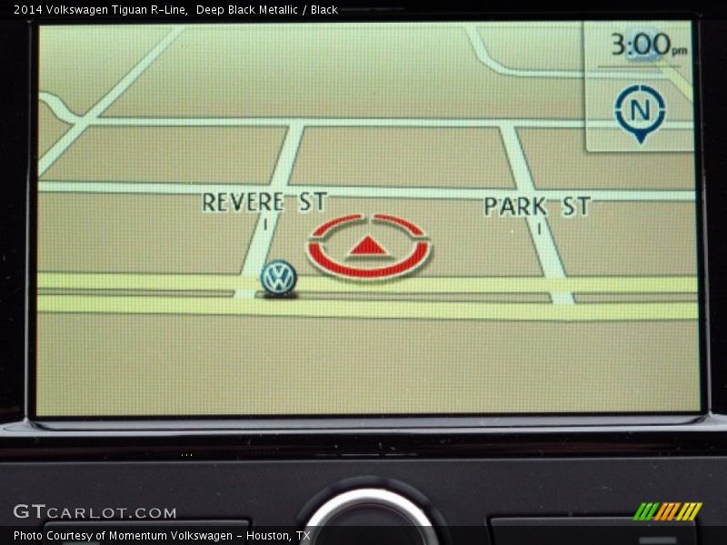 Deep Black Metallic / Black 2014 Volkswagen Tiguan R-Line