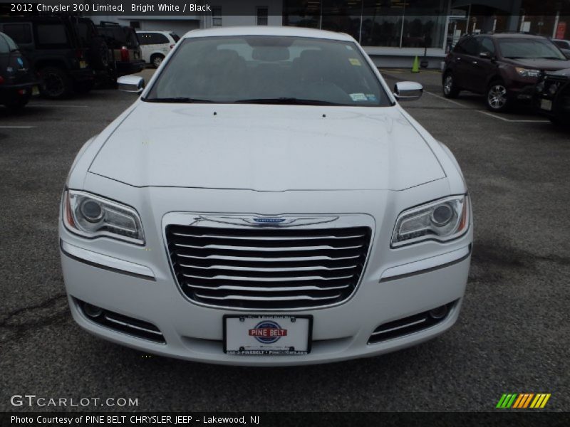 Bright White / Black 2012 Chrysler 300 Limited