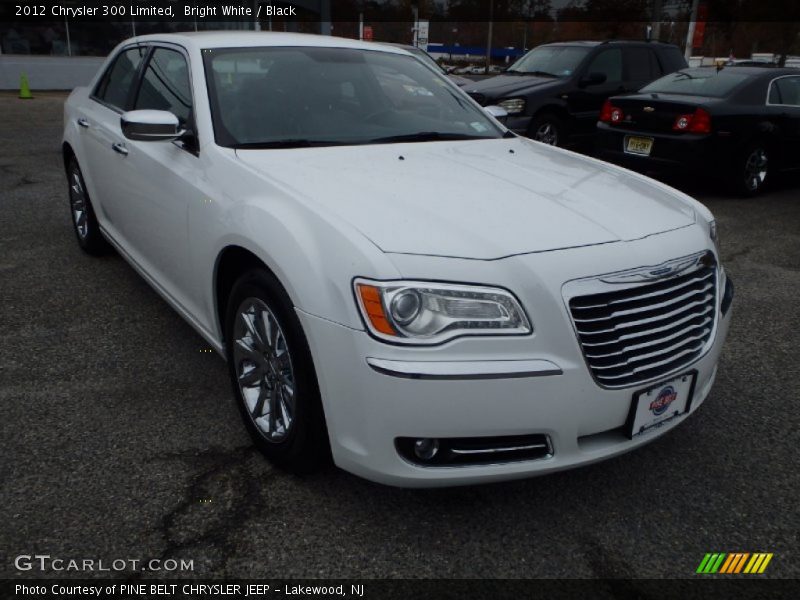 Bright White / Black 2012 Chrysler 300 Limited
