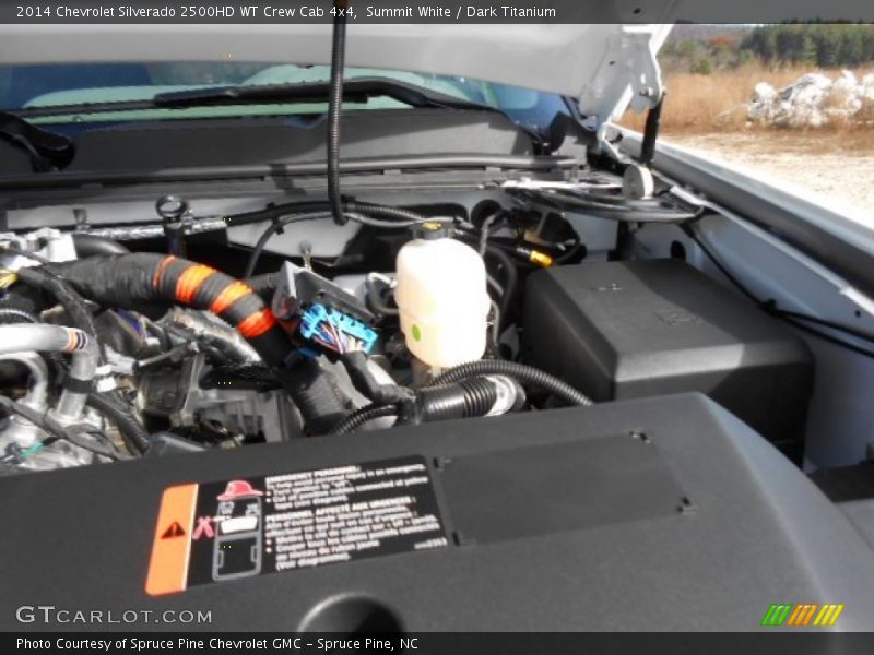 Summit White / Dark Titanium 2014 Chevrolet Silverado 2500HD WT Crew Cab 4x4
