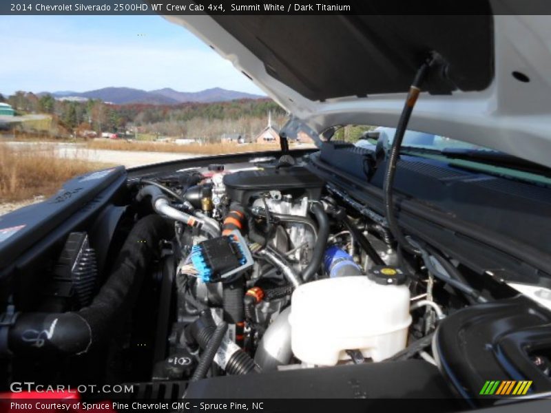 Summit White / Dark Titanium 2014 Chevrolet Silverado 2500HD WT Crew Cab 4x4