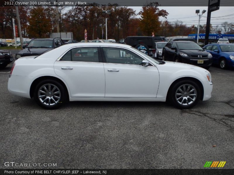 Bright White / Black 2012 Chrysler 300 Limited