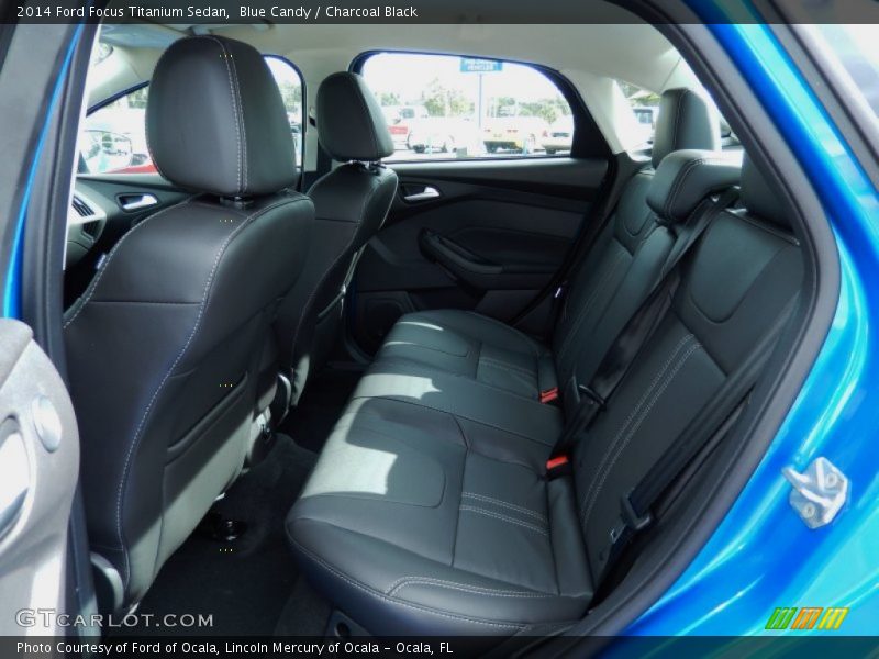 Blue Candy / Charcoal Black 2014 Ford Focus Titanium Sedan