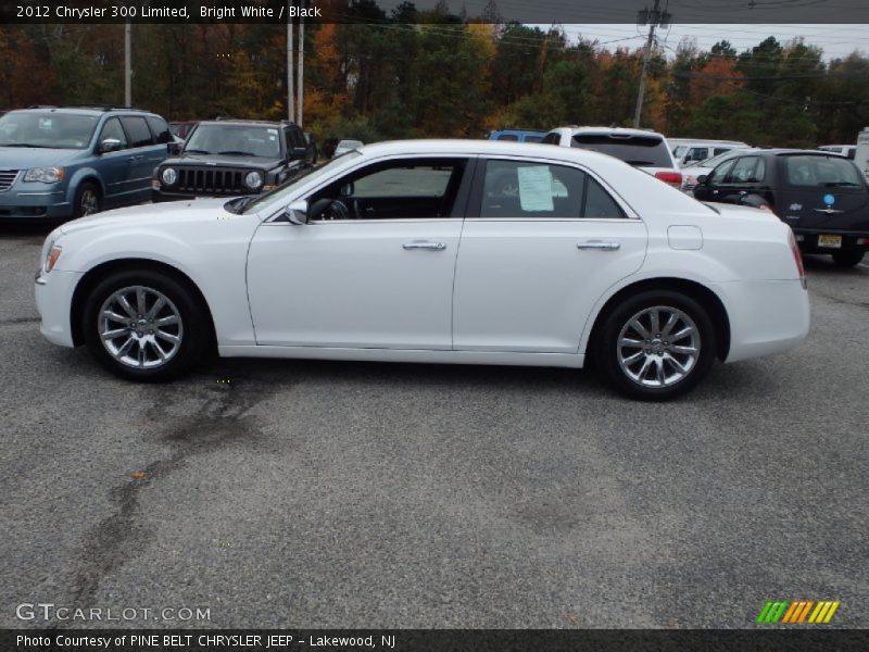 Bright White / Black 2012 Chrysler 300 Limited