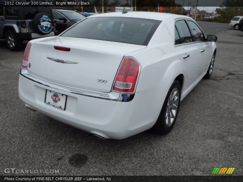 Bright White / Black 2012 Chrysler 300 Limited