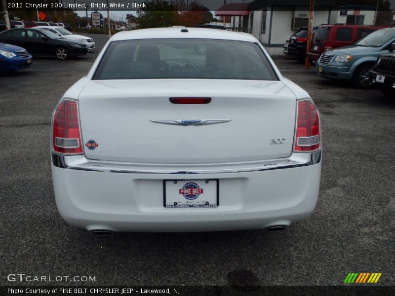 Bright White / Black 2012 Chrysler 300 Limited