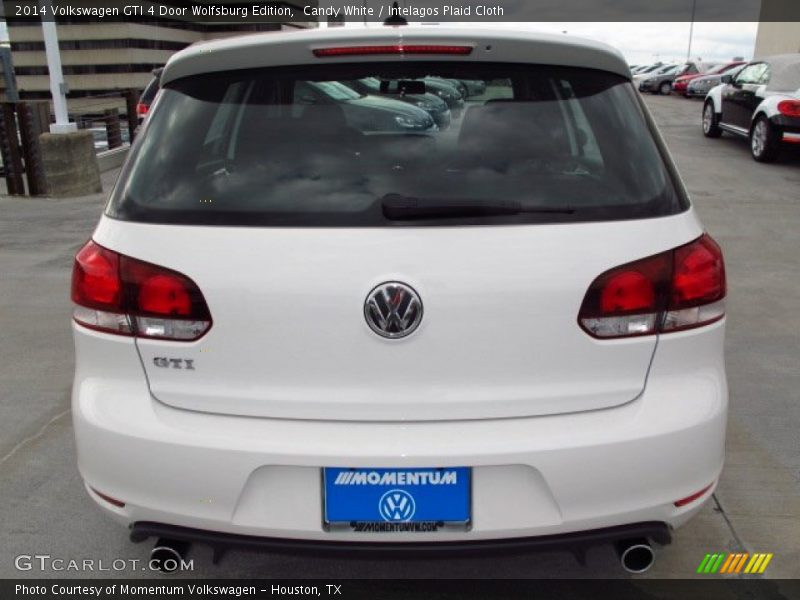 Candy White / Intelagos Plaid Cloth 2014 Volkswagen GTI 4 Door Wolfsburg Edition