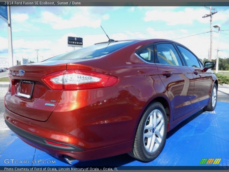 Sunset / Dune 2014 Ford Fusion SE EcoBoost