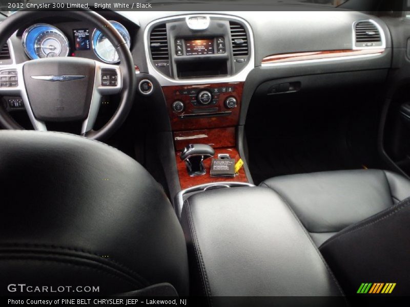 Bright White / Black 2012 Chrysler 300 Limited