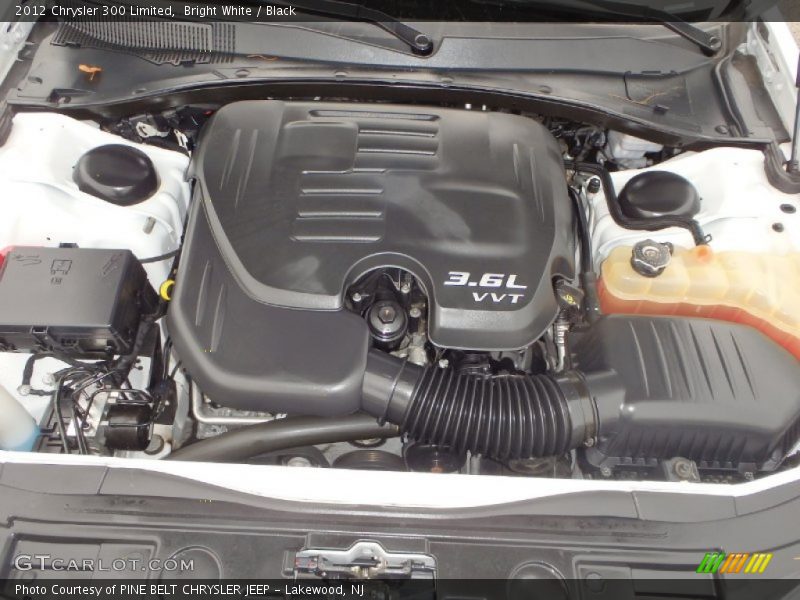 Bright White / Black 2012 Chrysler 300 Limited