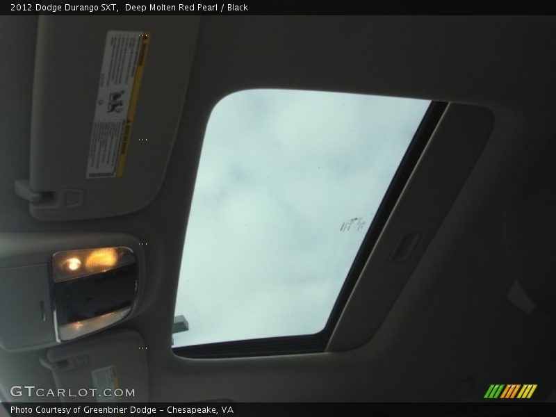 Deep Molten Red Pearl / Black 2012 Dodge Durango SXT