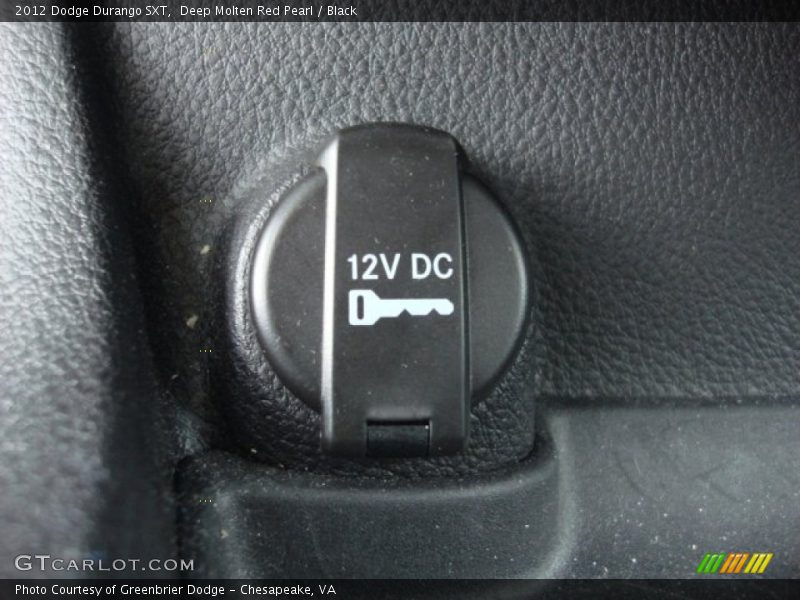 Deep Molten Red Pearl / Black 2012 Dodge Durango SXT