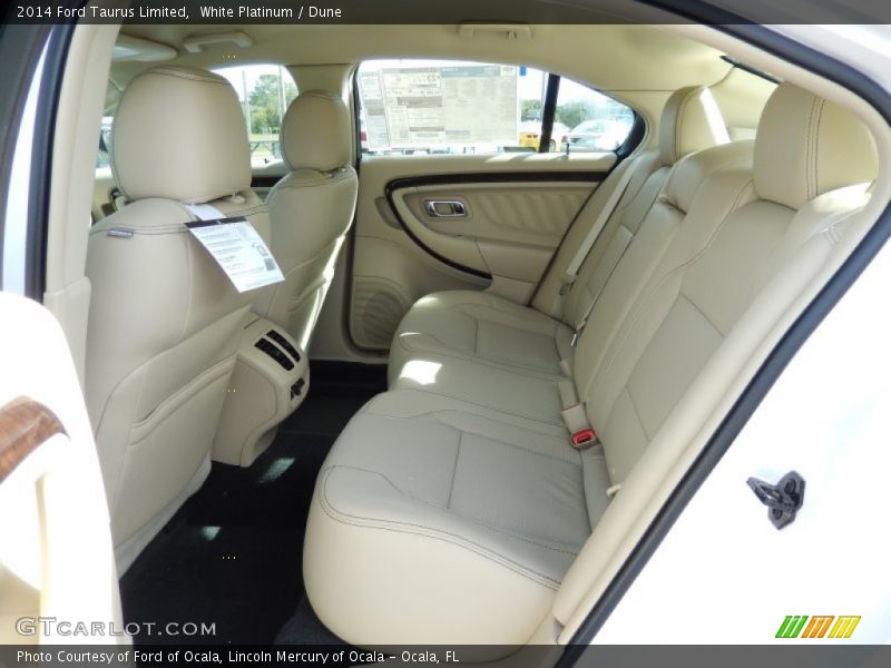 Rear Seat of 2014 Taurus Limited