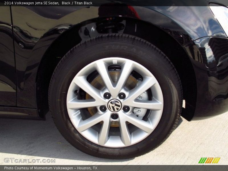 Black / Titan Black 2014 Volkswagen Jetta SE Sedan