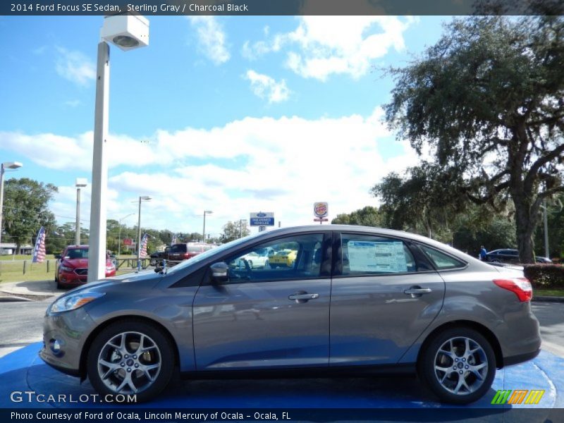 Sterling Gray / Charcoal Black 2014 Ford Focus SE Sedan