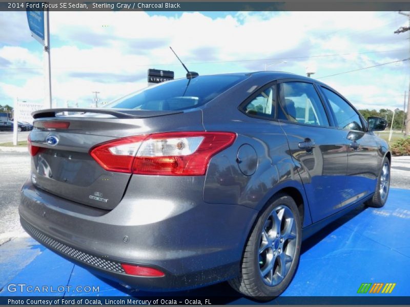 Sterling Gray / Charcoal Black 2014 Ford Focus SE Sedan