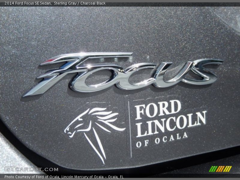 Sterling Gray / Charcoal Black 2014 Ford Focus SE Sedan