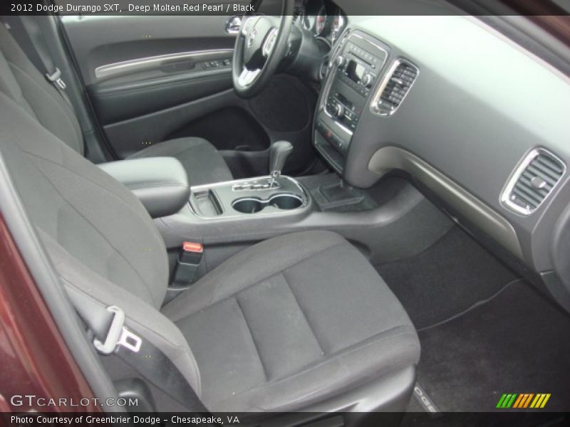 Deep Molten Red Pearl / Black 2012 Dodge Durango SXT