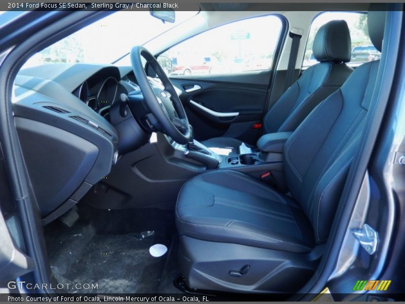 Sterling Gray / Charcoal Black 2014 Ford Focus SE Sedan