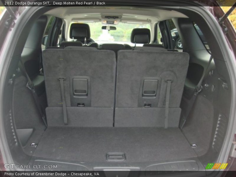 Deep Molten Red Pearl / Black 2012 Dodge Durango SXT