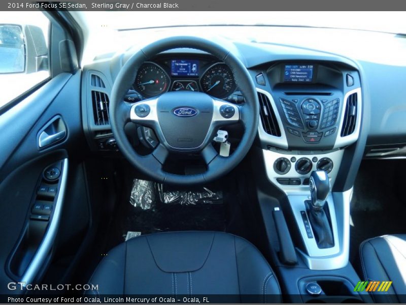 Sterling Gray / Charcoal Black 2014 Ford Focus SE Sedan
