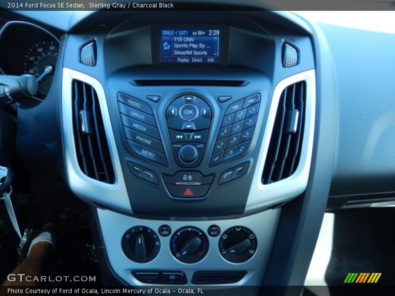 Sterling Gray / Charcoal Black 2014 Ford Focus SE Sedan