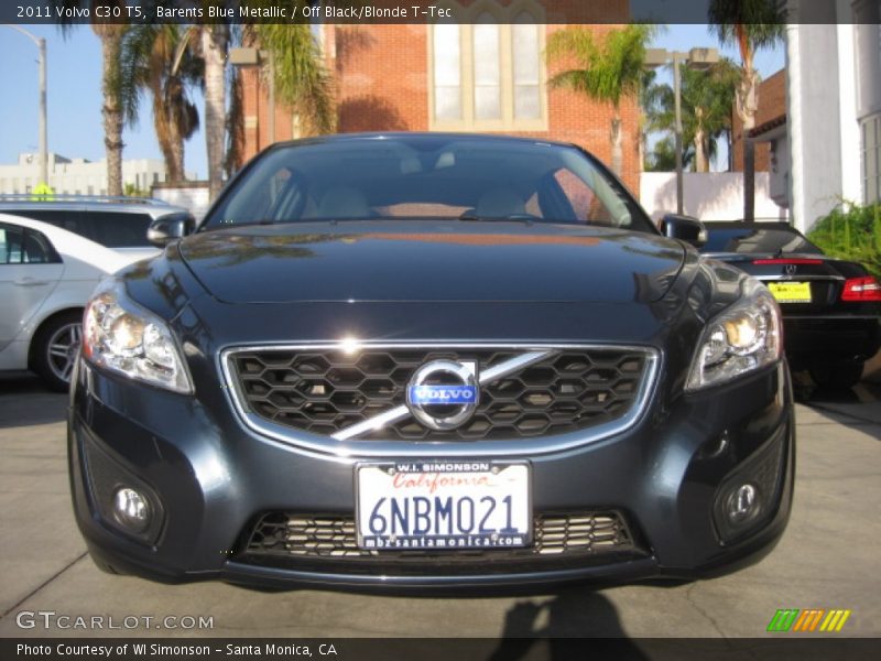 Barents Blue Metallic / Off Black/Blonde T-Tec 2011 Volvo C30 T5