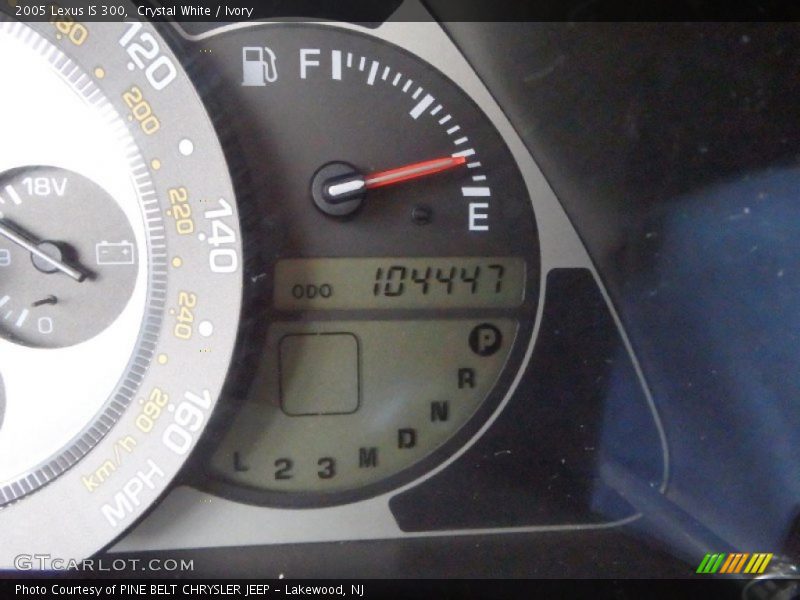 Crystal White / Ivory 2005 Lexus IS 300