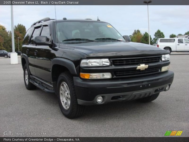 Black / Gray/Dark Charcoal 2005 Chevrolet Tahoe LS